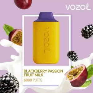 Vozol, 6000, Elektronik, Sigara, Blackberry, Passion, Fruit, Milk, Süt, Karadut, Çarkıfelek